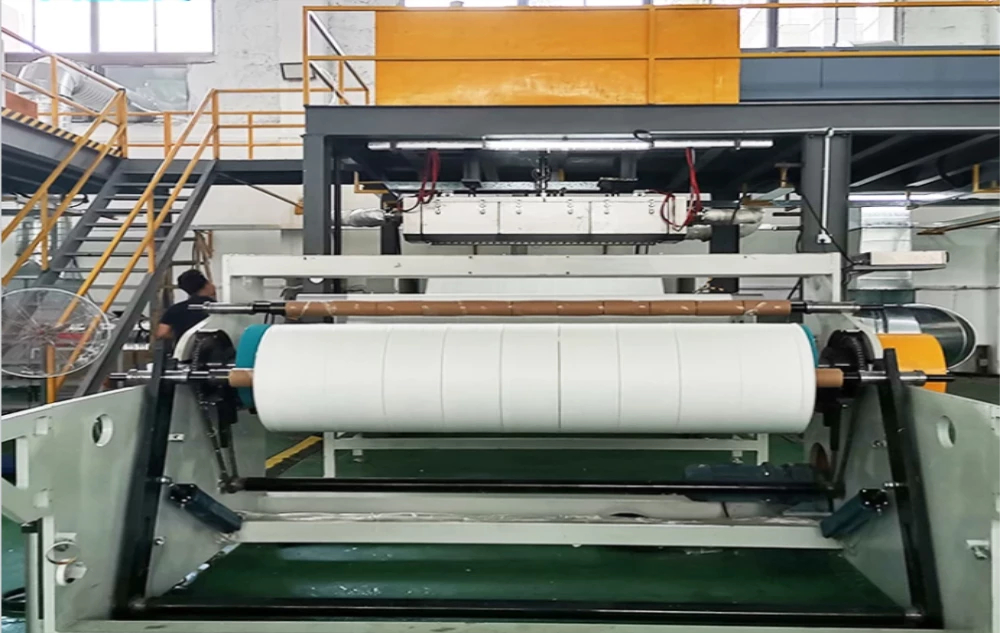 Принцип работы спанбонд-машин для производства нетканых материалов melt blown non woven fabric machine